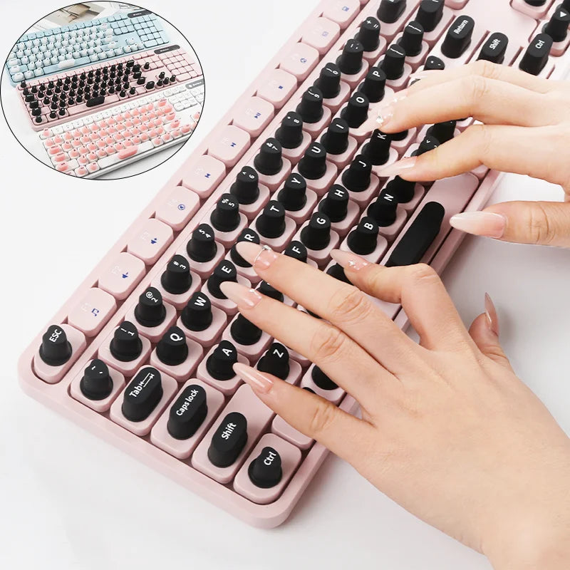Keyboard Stickers for Long Nails