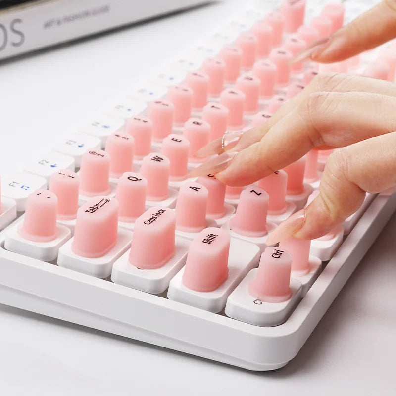 Keyboard Stickers for Long Nails